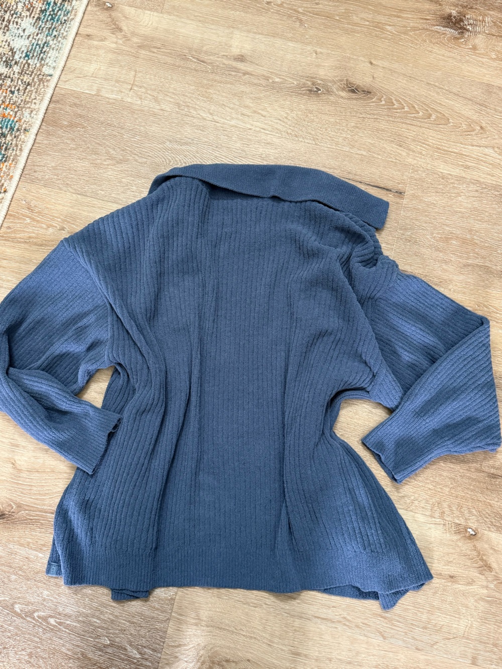 UGG Navy Rib-Knit Button Cardigan - Picture 3 of 3